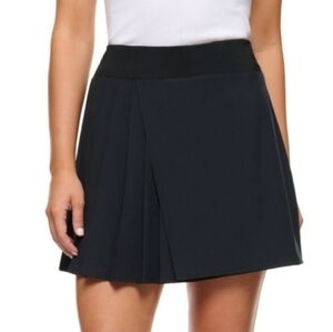 Lole Pleated Active Skort Women's Medium Black Sporty Tennis Inner Short NEW